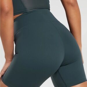 3 pieces Gymshark darkest teal bra + Gymshark shorts + Gymshark leggings